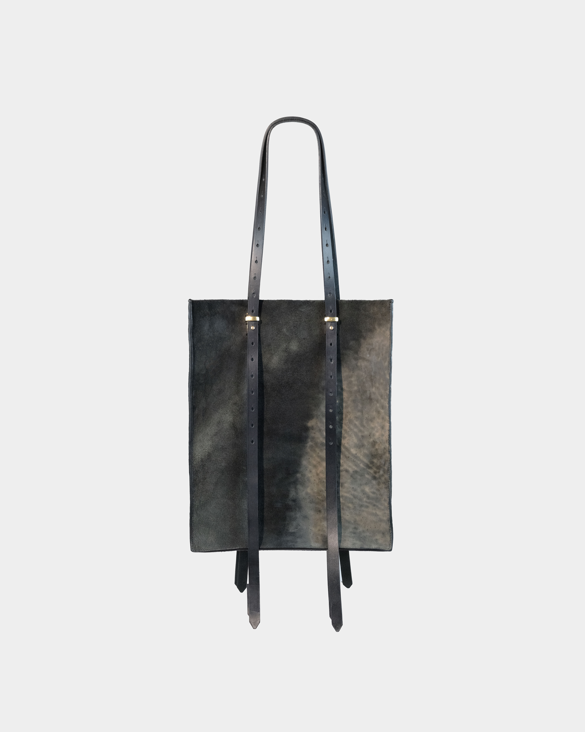 VIBRANT TOTE BAG LARGE (GRAU/BRAUN)