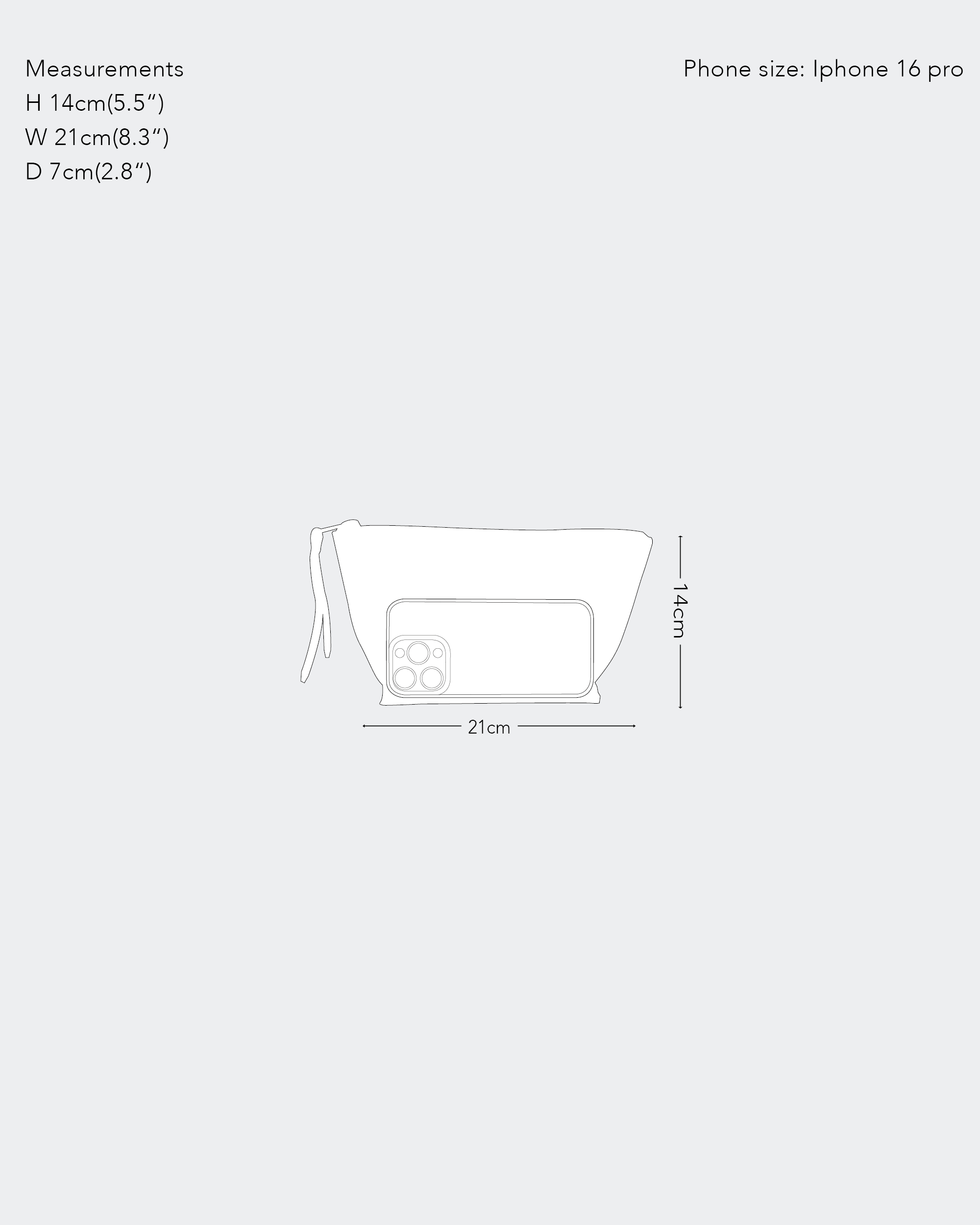 THE WEND POUCH SMALL (SCHWARZ)