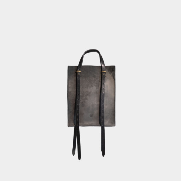 Front of the small vibrant tote bag by Monolar